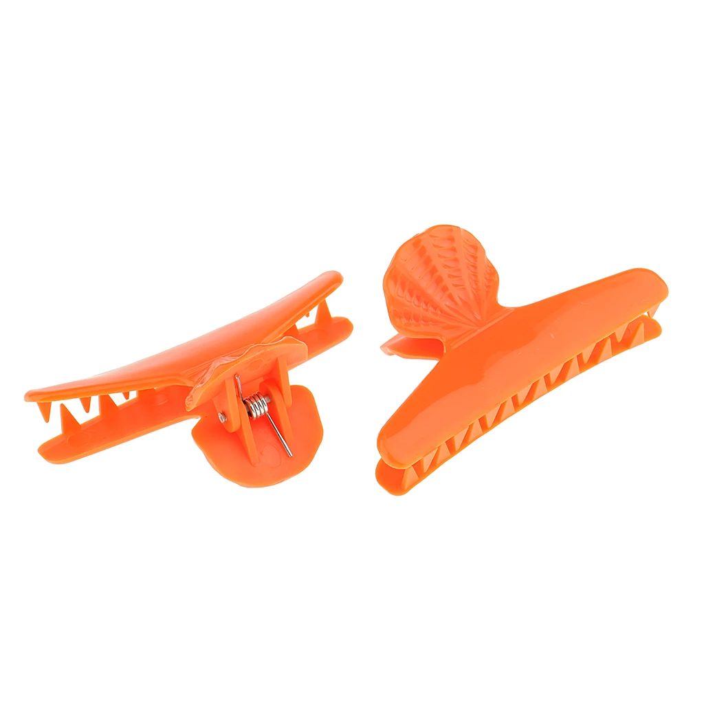 

12pcs Colorful Hair Claw Salon Clip Clamps Set Hairdressing Tool Accessories