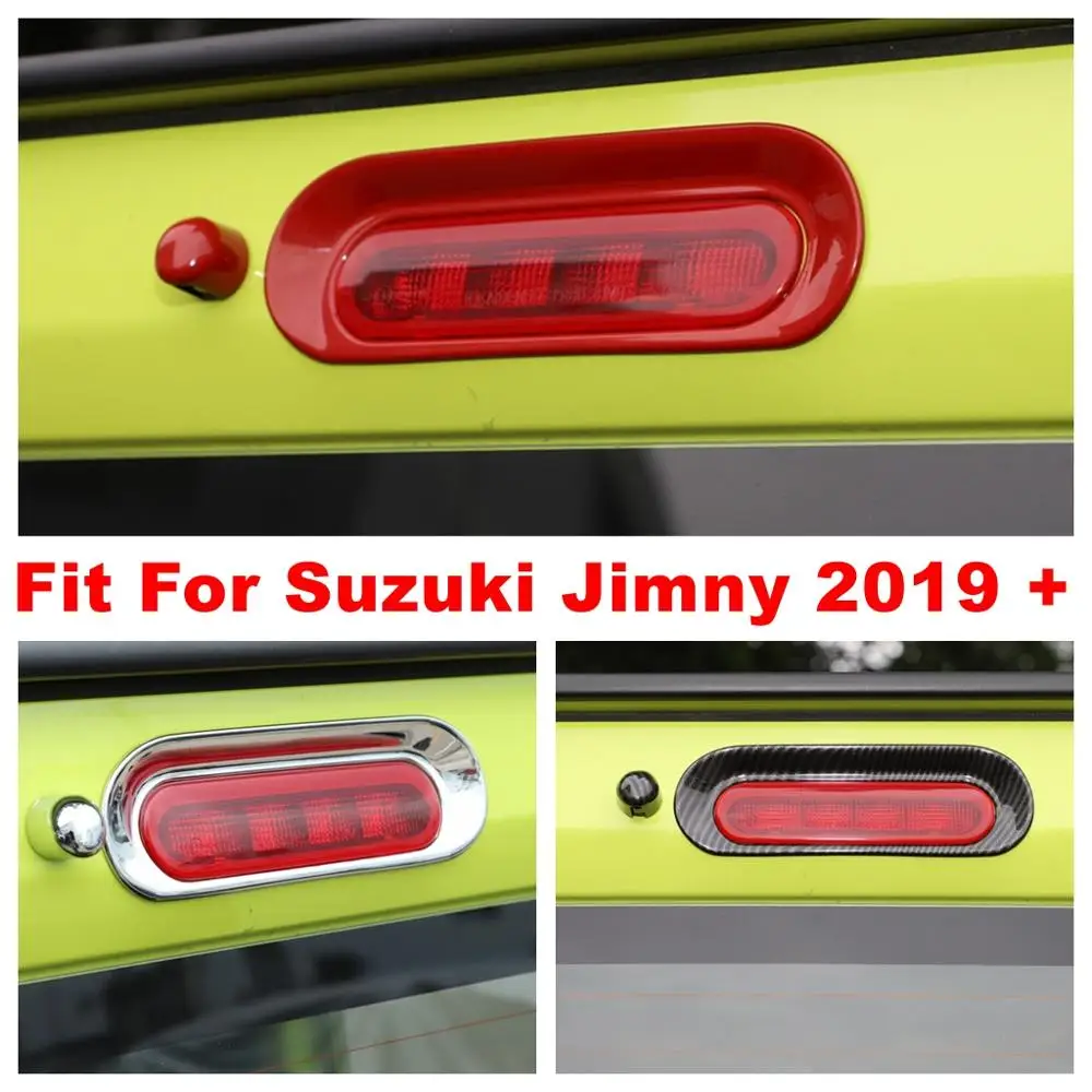 

Rear Tail High Position Brake Parking Lights Lamps Frame Decoration Cover Trim For Suzuki Jimny 2019 - 2022 ABS Exterior Kit