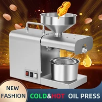electric automatic intelligent home use oil press stainless steel press oil machine cold and hot oil extractor frying machine