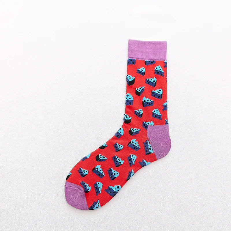 Скейтборд Chaussette Homme, Модные цветные женские носки с язычком, в европейском и американском стиле, в стиле хип-хоп, забавные носки Meias, Size36-42 - Цвет: 23