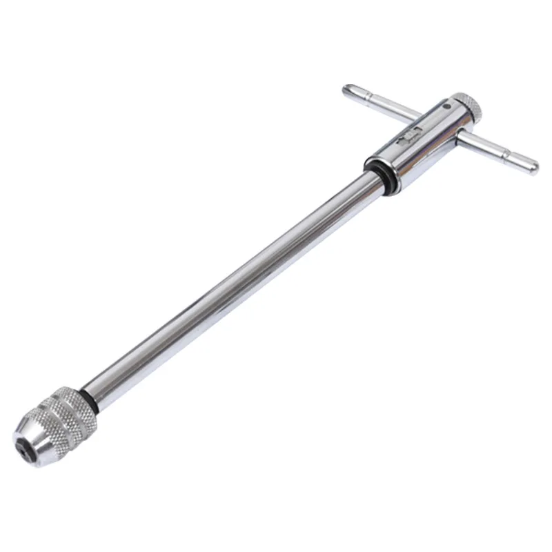 

M5-M12 Lengthen Reversible T Handle Ratchet Tap Taps Wrenches Wire tapping Wrench Adjustable Holder Tool Tapping Threading