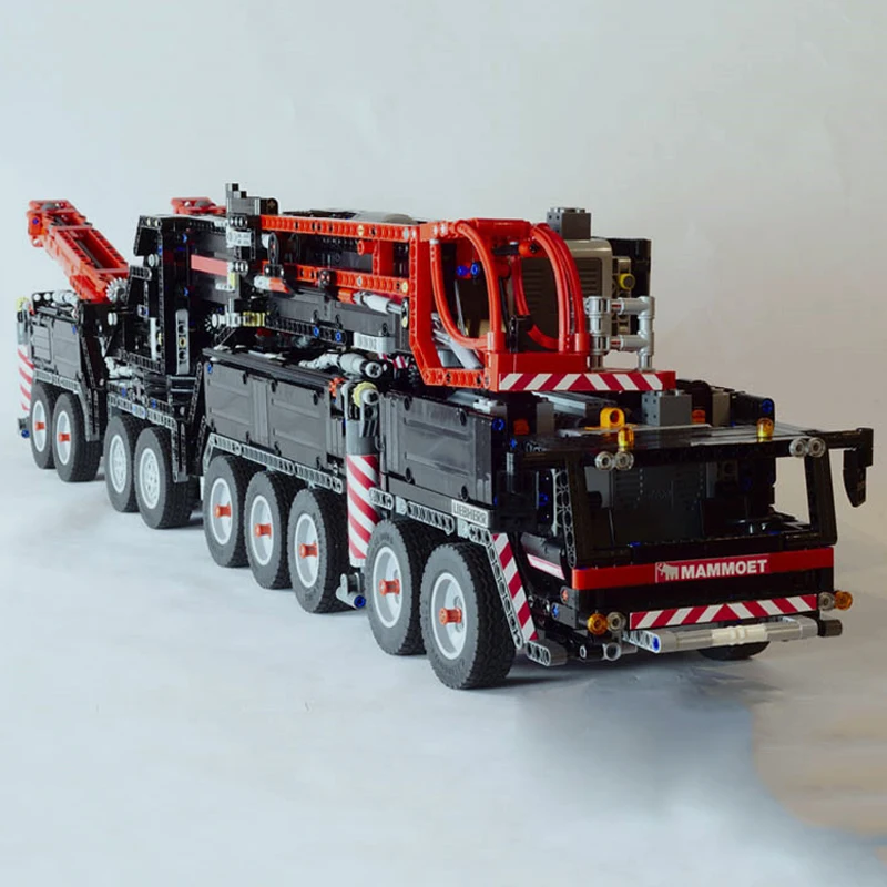 

NEW Power Mobile MOC-20920 Liebherres LTM11200 Large Engineering Crane Remote Control Building Blocks Toys Boy Gifts