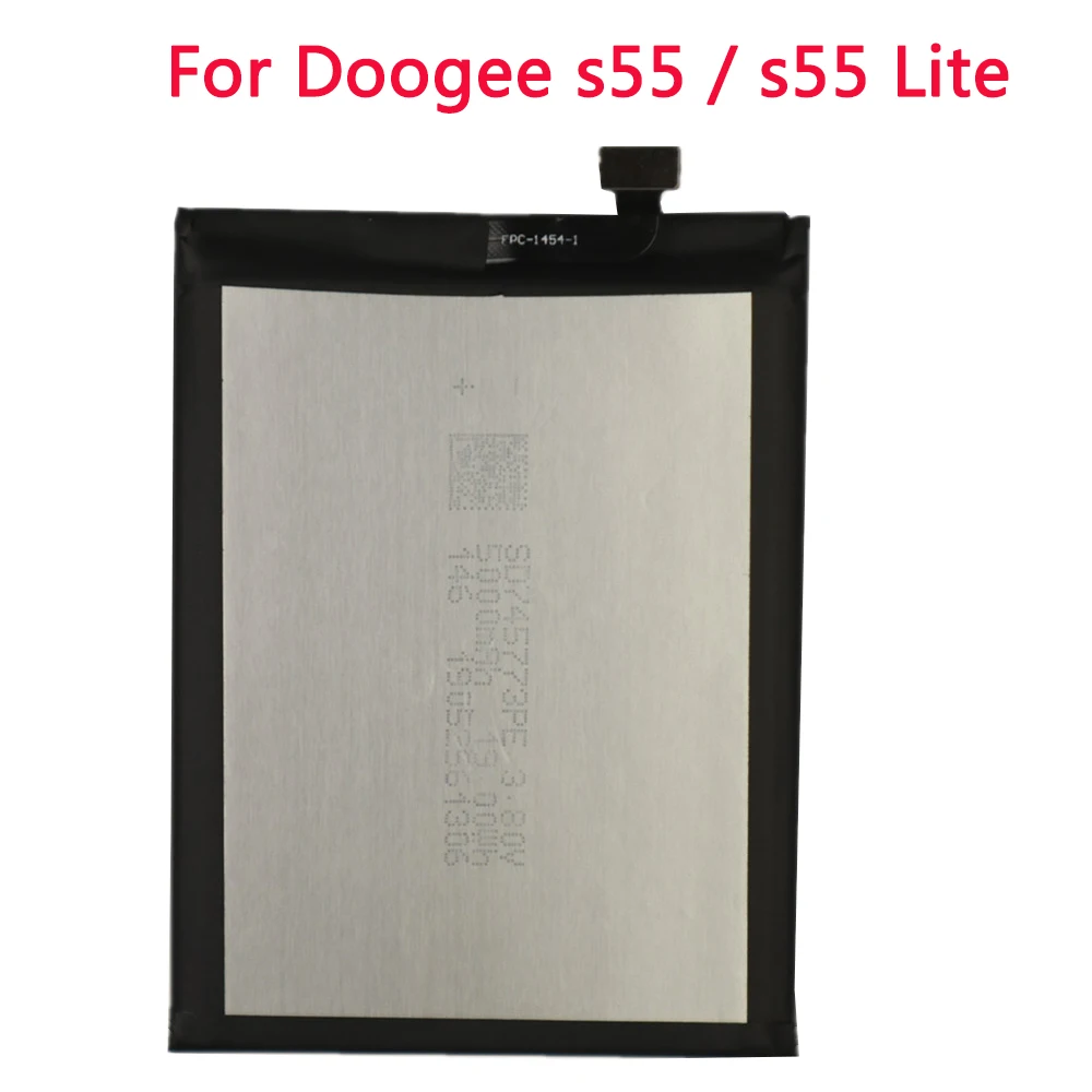 100% Оригинальный аккумулятор Для DOOGEE S55 s55 Lite 5500 мАч длительное время ожидания |