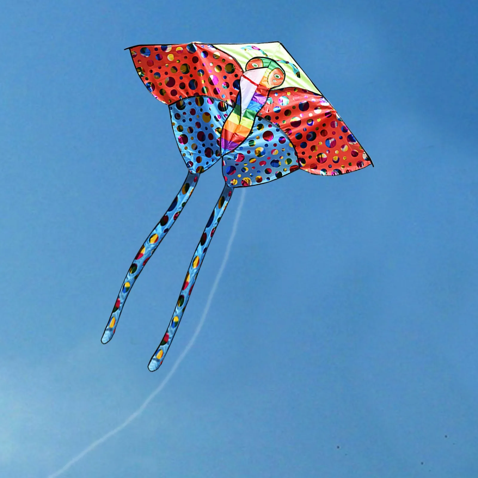 Огромный бабочка для детей длинный хвост Нейлон 160 см пляжные игрушки на открытом