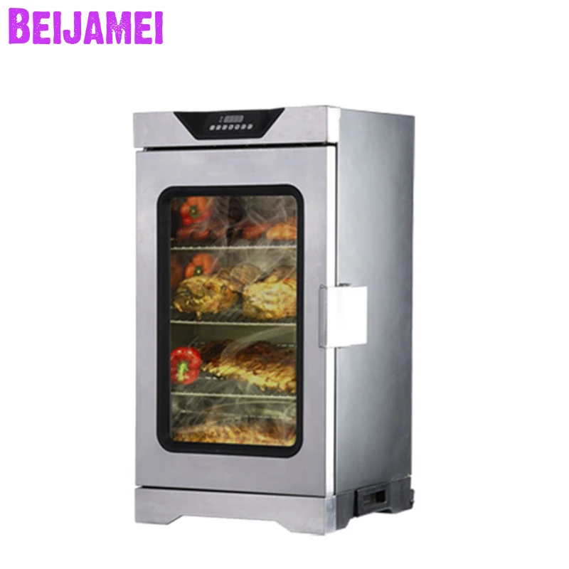 BEIJAMEI Электрическая коптильня для рыбы машина/машина для копчения мяса колбасы электрическая пищевая коптильня печь для продажи