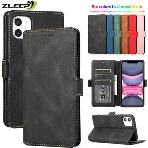 luxury flip wallet leather case for iphone 12 13 mini 11 pro xs max xr x 6 6s 7 8 plus 5 5s se 2020 magnetic cards phone cover free global shipping