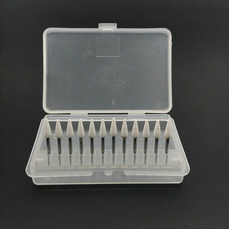 Стоматологические белые полоски камень фарфор смолы шлифовка наконечникка для