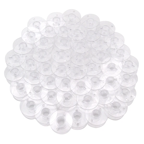 50PCS 2518P SA156 X52800150 пластиковые катушки подходят для BROTHER VIKING SINGER CLASS 15 - Цвет: 50PCS