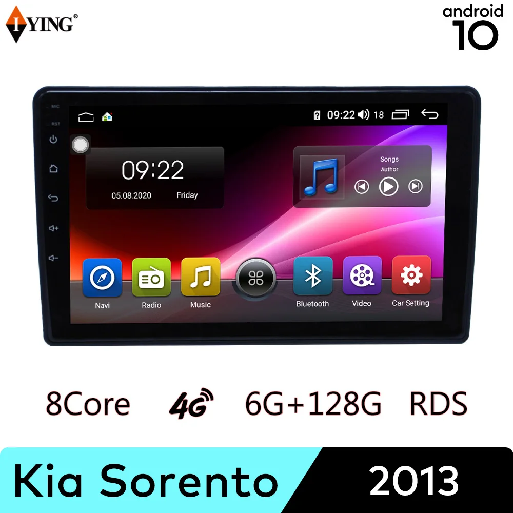 Автомобильная магнитола для Kia Sorento 2013 Android Авто Беспроводной Carplay мультимедийный