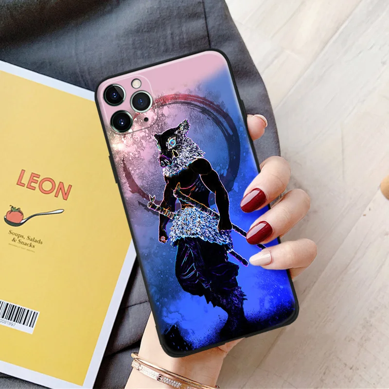 Фото Мягкий силиконовый чехол для телефона с изображением рассекающего демона iPhone se 6