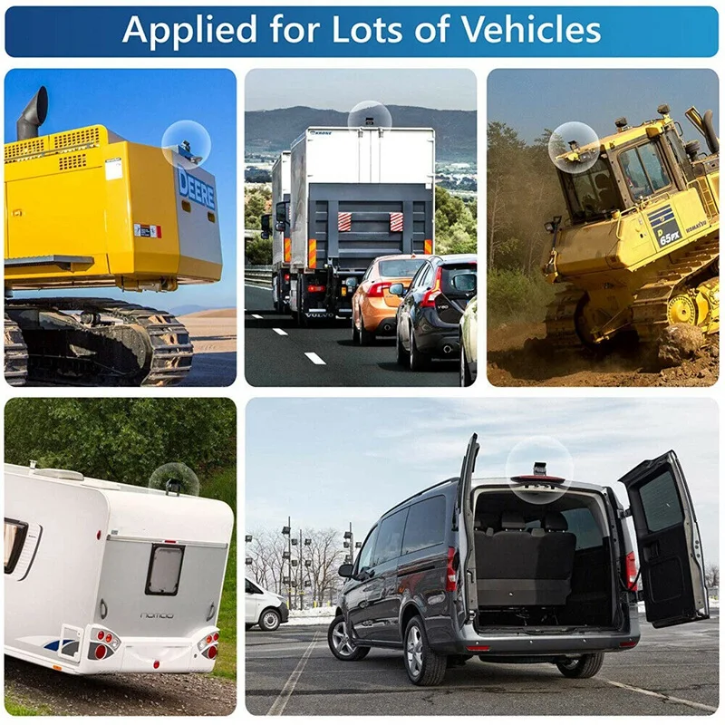 

Bus Truck Van Reversing Camera Reversing Infrared Night Vision Waterproof 4Pin Rear View Backup Camera CCD