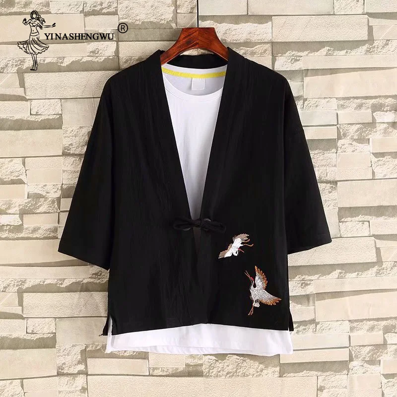 Традиционное японское кимоно юката халат женские японские унисекс кардиган