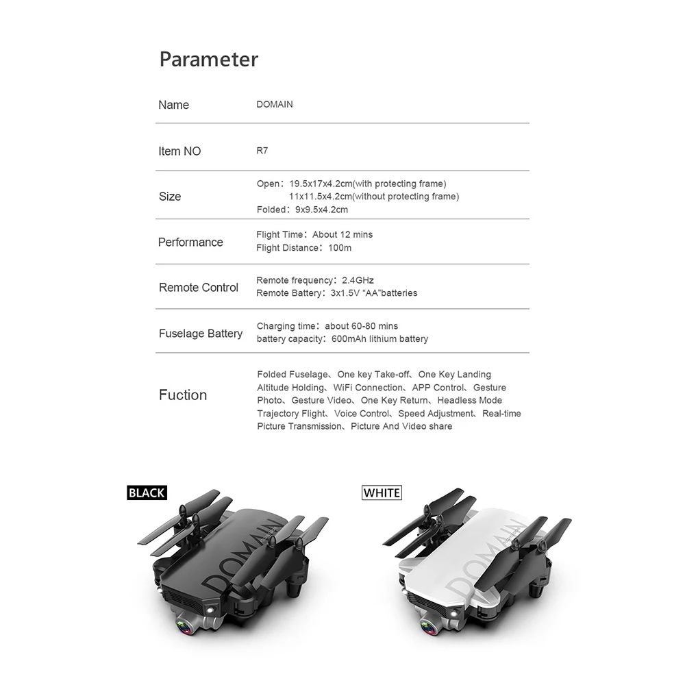 Дрон камера HD широкоугольный 4K 720P WIFI FPV оптический поток двойной сохранение