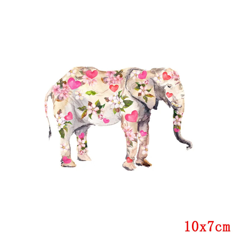 Термонаклейки для одежды в виде слона животных | Дом и сад
