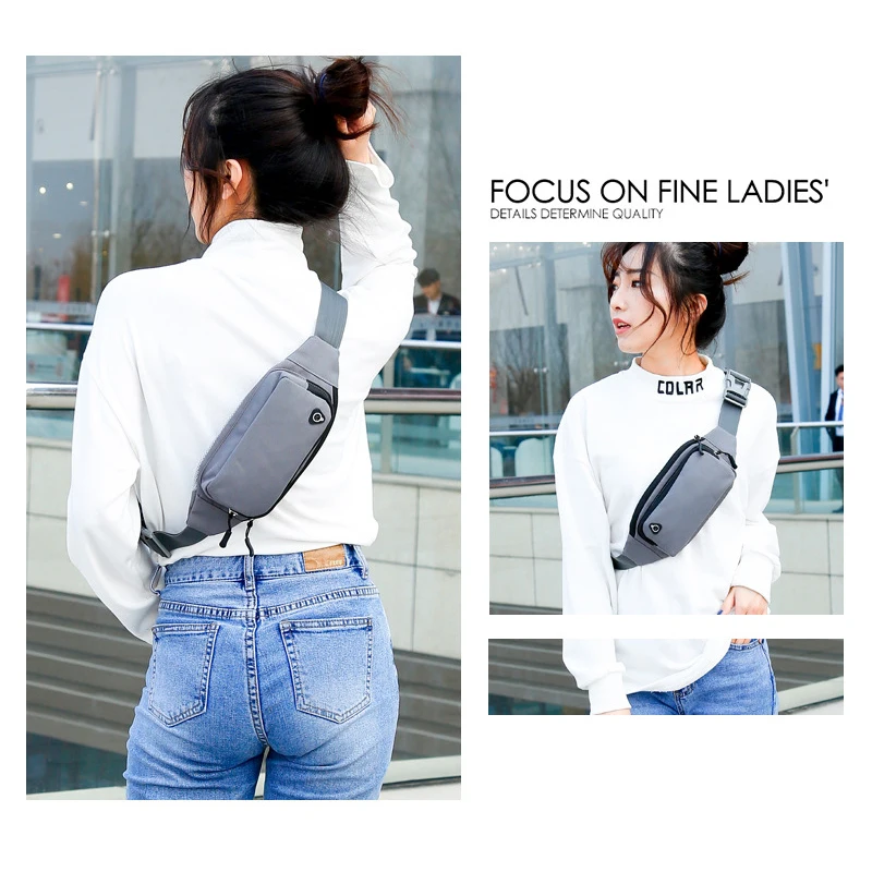 Забавная поясная сумка для мужчин и женщин водонепроницаемый спортивный кошелек