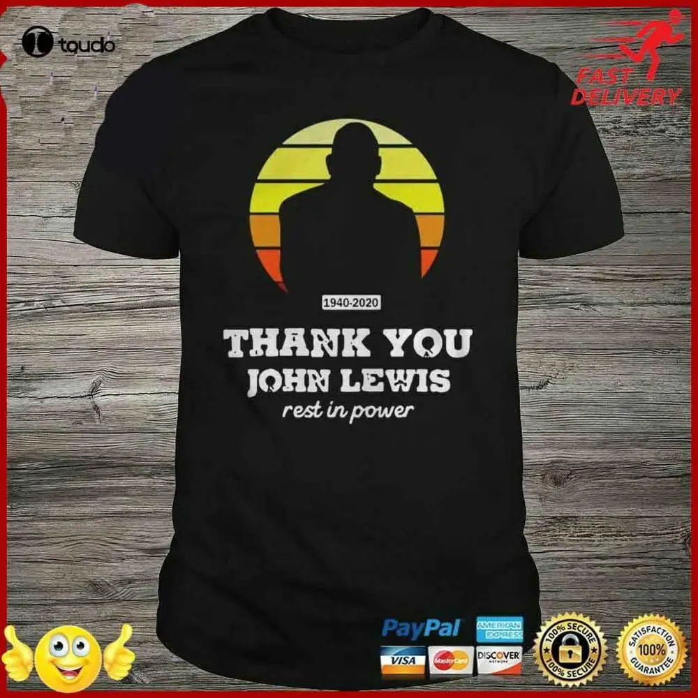 

Congressman Thank You John Lewis 1940 2020 Rest In Power Vintage Shirt
