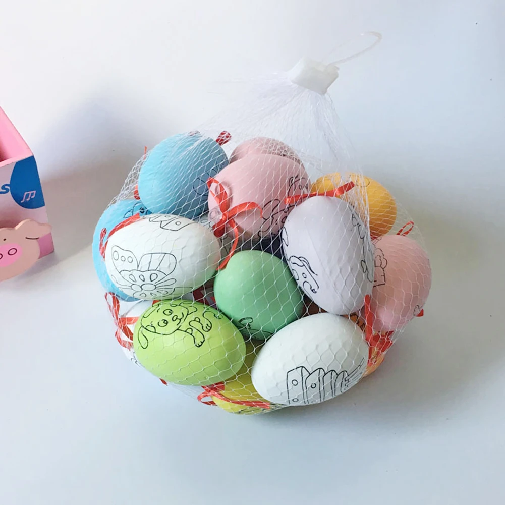 1 комплект 10/100 шт пластиковые пасхальные яйца DIY живопись домашний декор игрушки