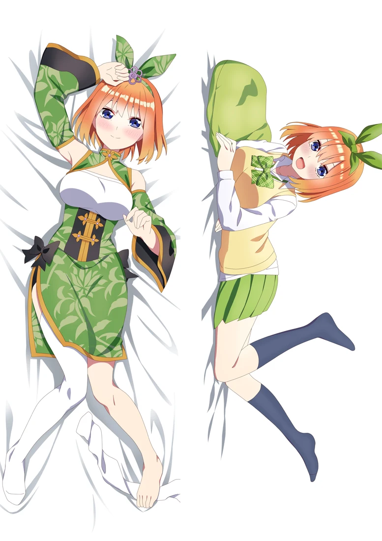Kawaii Nakano Yotsuba Аниме Dakimakura The quintessence Quintuplets Подушка Чехол обнимающее тело Красота