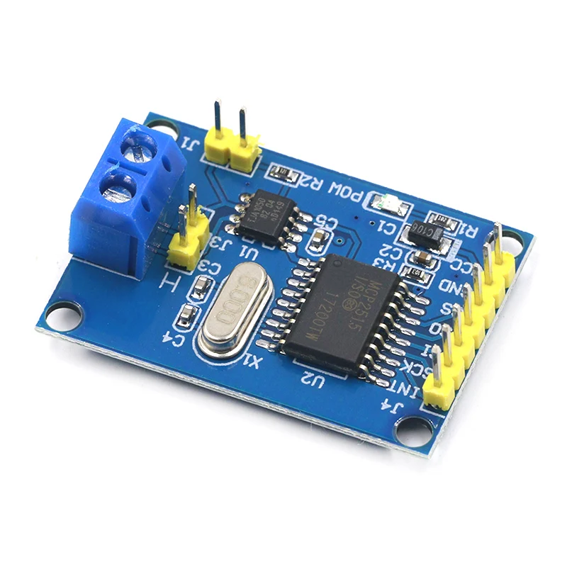 MCP2515 CAN шина Модуль платы TJA1050 приемник SPI для 51 MCU контроллер рычага