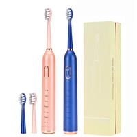 javemay sonic electric toothbrush ipx7 adult timer brush 15 modes usb charger rechargeable tooth brushes replacement heads set
