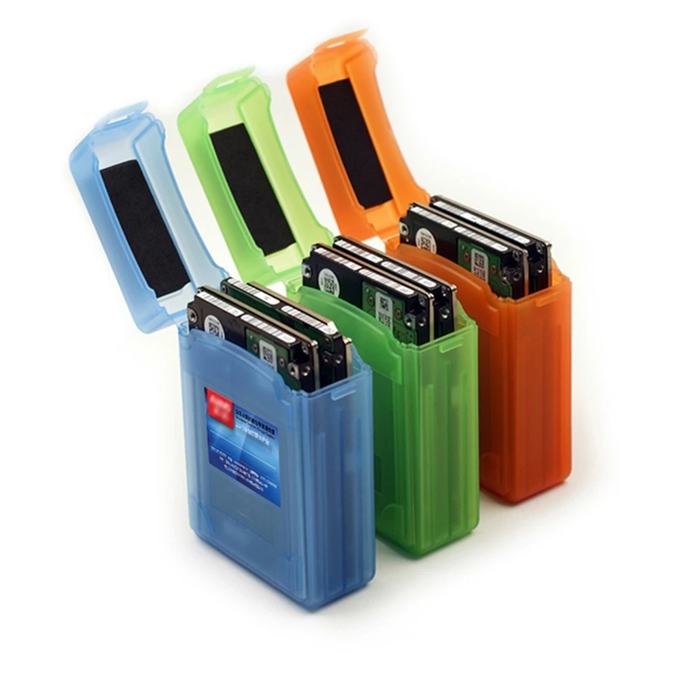 Антистатический ящик для хранения диска 2 5 'жесткий чехол hddпротивоударный