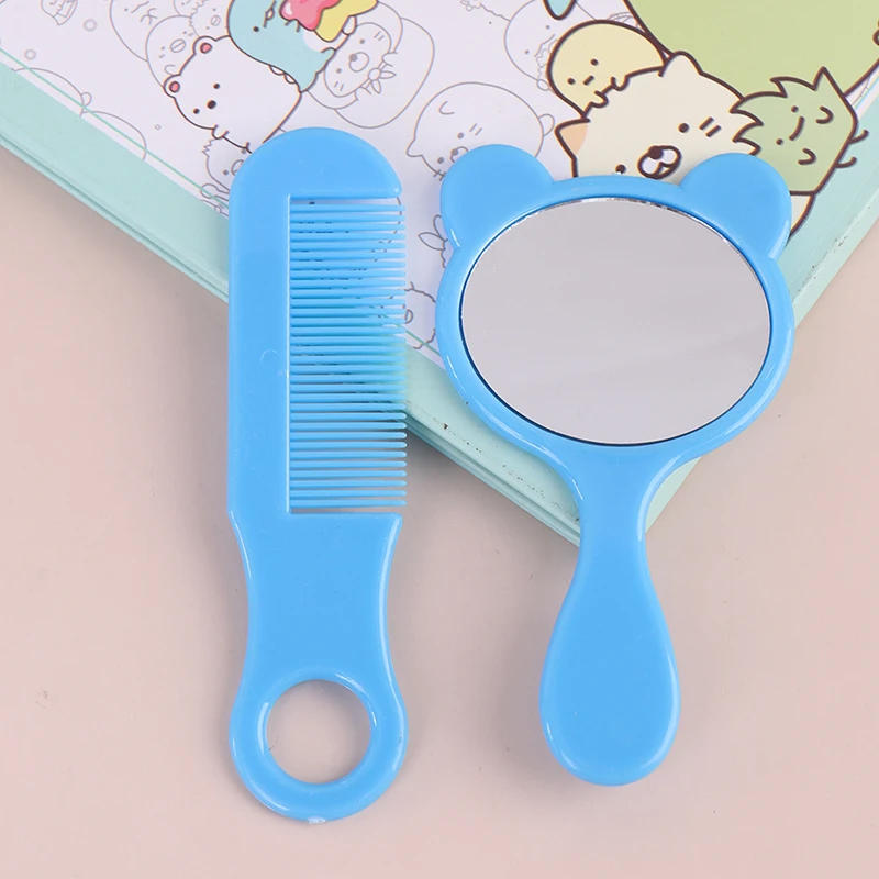 

2pcs/set Doll Miniature Comb + Mirror For 60cm Doll Doll Bathroom Accessories Toys Doll Accessories