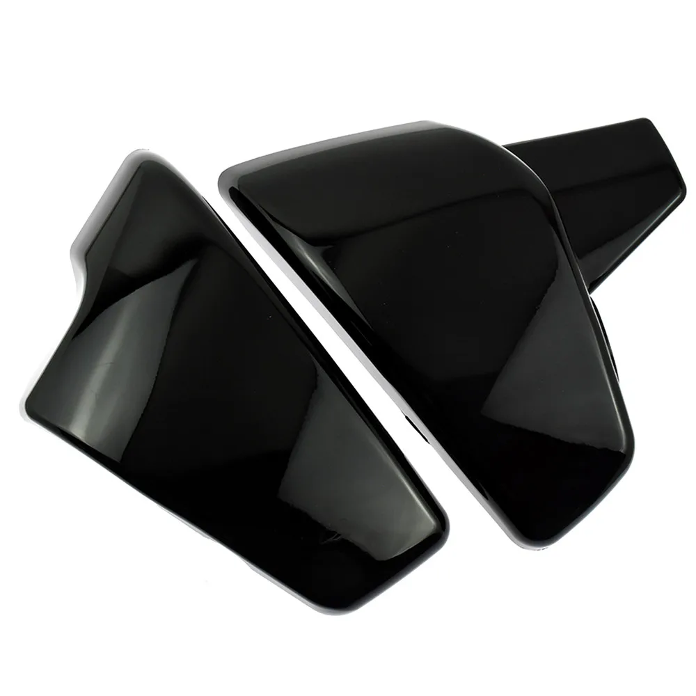 Боковая крышка аккумулятора мотоцикла 2 шт. черная/хромированная для Honda VLX 600