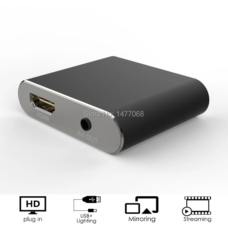 PHYEE Mirrorlink Android iOS ТВ коробка экран зеркальное отображение адаптер MLC530 подключи и играй Bluetooth USB HDMI CVBS для монитора проектора