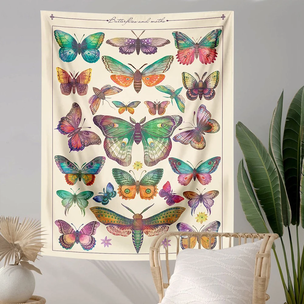 Гобеленовая бабочка справочная карта эстетическая идентификационная схема