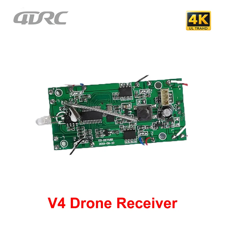 

4-дк V4 4D-V4 RC Дрон Квадрокоптер приемник плата печатная плата оригинальные запасные части Аксессуары