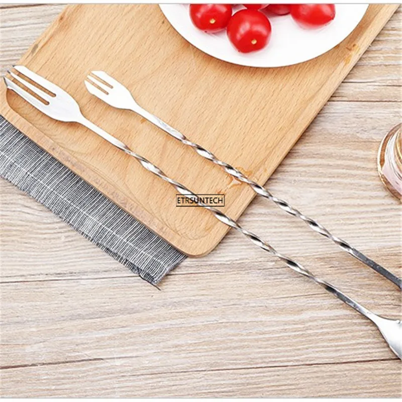 値段 100 個攪拌スプーンステンレス鋼混合カクテルスプーンスパイラルパターンバーテンダーツールバーteadropスプーン