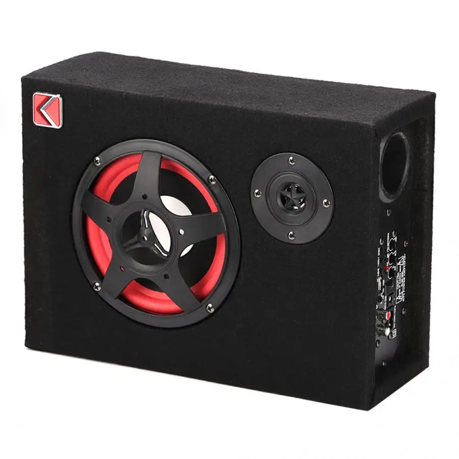 Квадратный активный сабвуфер для автомобиля 6 дюймов 350 Вт динамик стерео бас