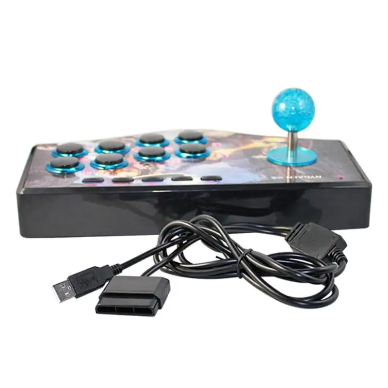 USB PS2 проводной игровой разъем многофункциональный 8 клавиш игры Рокер Джойстик поддержка дропшиппинг