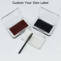 private label eyebrow soap wax waterproof 3d feathery brows setting gel pomade brown black clear eyebrow cream enhancer cosmetic