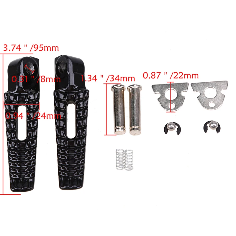 Posbay алюминиевая Подножка для мотоцикла педали Motocicleta шоссе подножки Suzuki B-KING 2008-2013