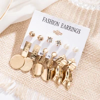 dangle earrings earring set earrings for women geometric metal earrings 2021 jewelry for women geometric