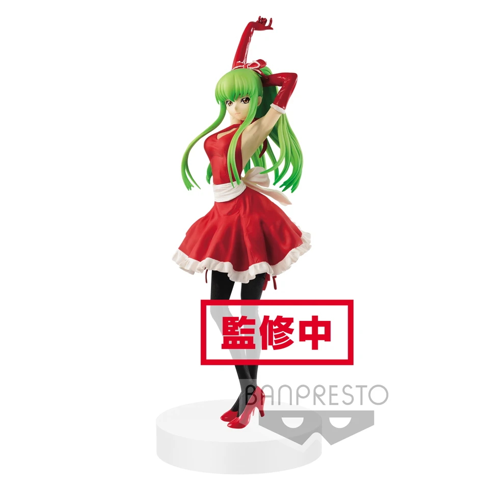 

Tronzo оригинальный Banpresto EXQ фигурный код Geass Lelouch из мятежа C.C. Платье Санты ПВХ Фигурки игрушки на Рождество