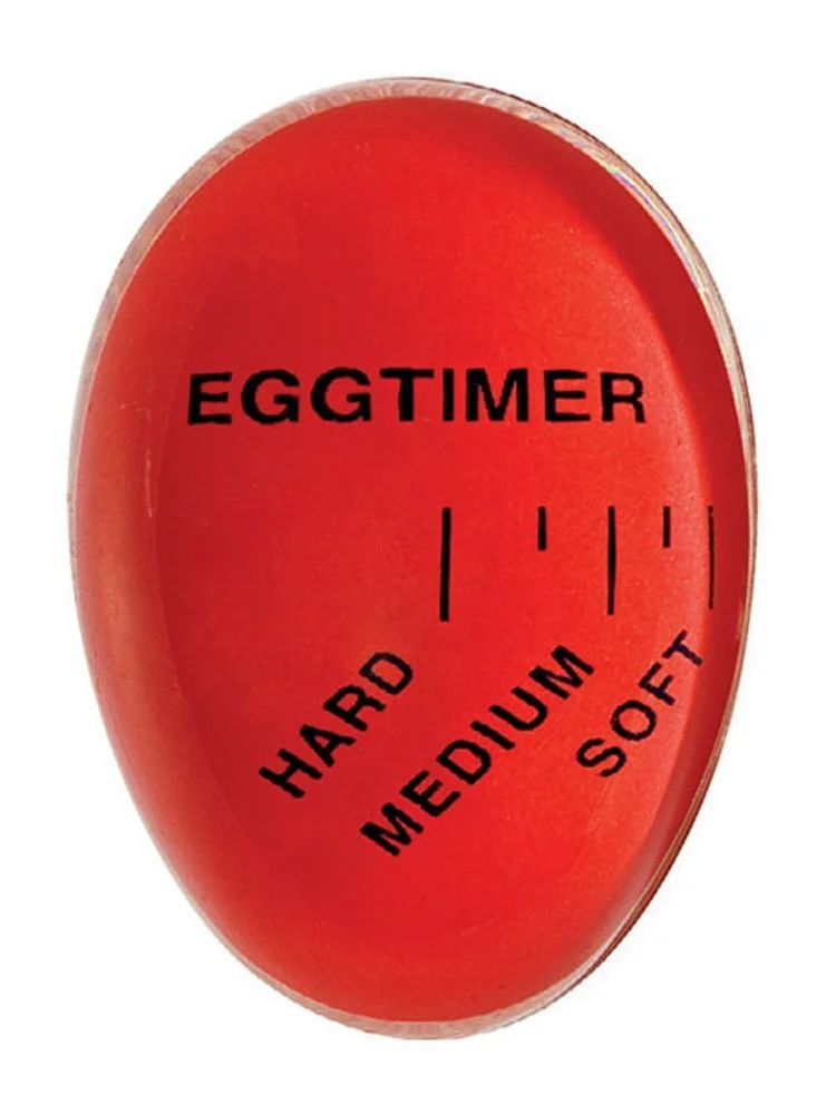 1pcs Egg Timer Kitchen Electronics Gadgets Color Changing Yummy Soft Hard Boiled Eggs Cooking Eco-Friendly Resin Red Timer Tools images - 6