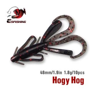 Искусственная рыболовная приманка KESFISHING, в виде креветки, 48 мм, 10 шт., Мягкая силиконовая приманка, приманка на щуку