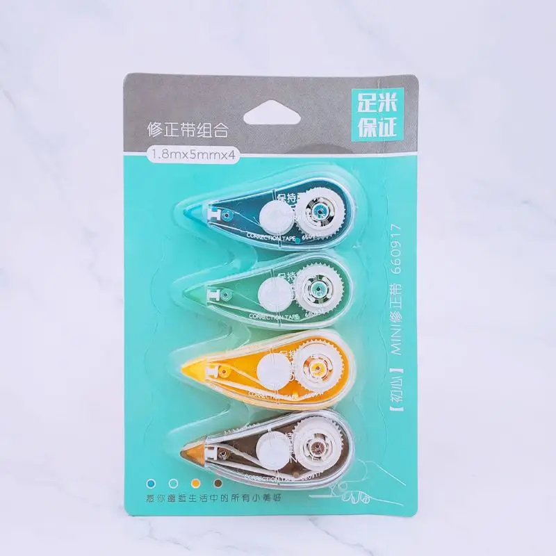 

4pcs/set 5m Mini Correction Tape Stationery Corrector Kids Student Altered Tapes C5AE