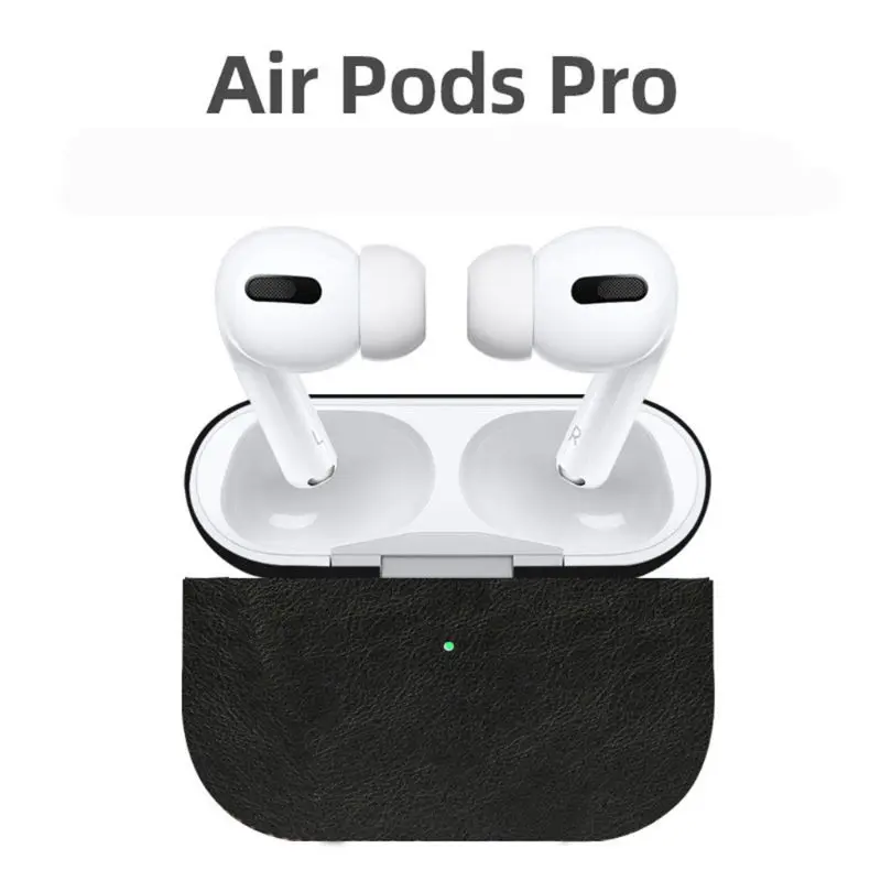 Чехол из искусственной кожи защитный чехол для Apple Airpods pro TWS Bluetooth наушники мягкий