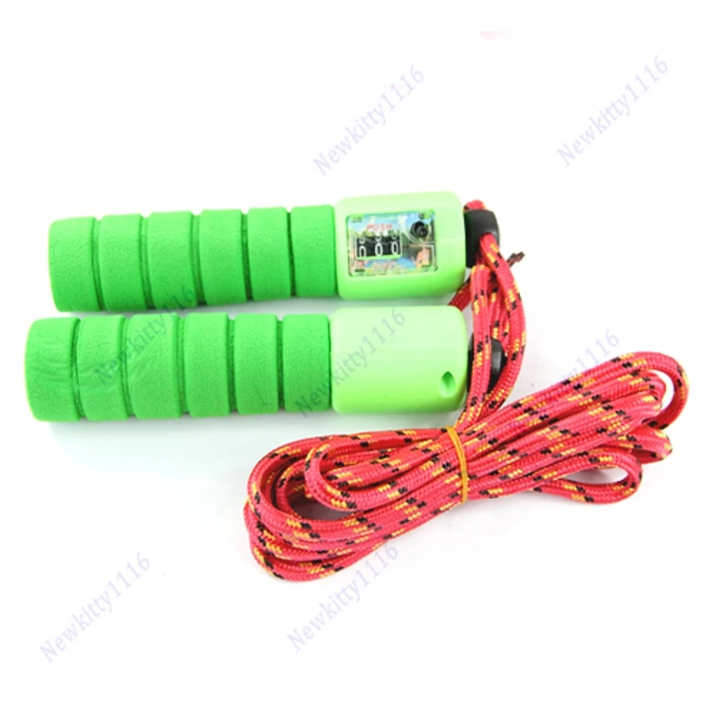 Скакалка для прыжков Регулируемая со счетчиком номер фитнес-упражнения