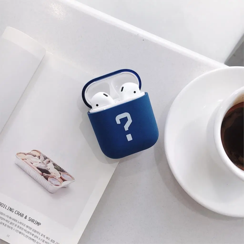 01 Чехол для наушников с милыми мультяшками чехол для Apple AirPods 1 2 чехла Air Pods матовая кожа матовый Жесткий ПК аниме пикачуэ протектор Аксессуары - Цвет: 01