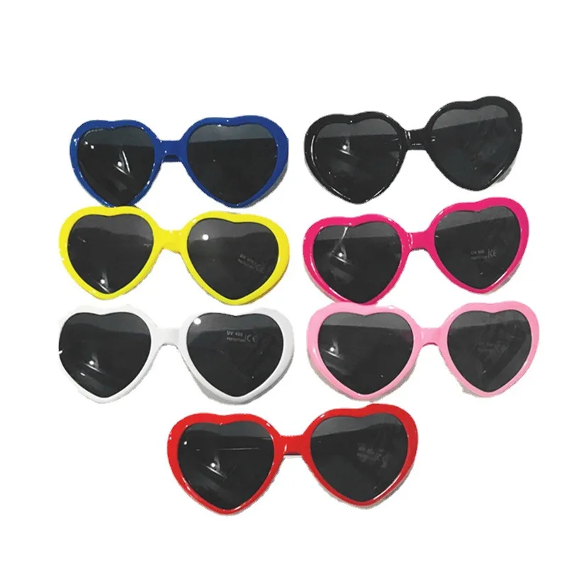 

Internet Celebrity Love Sun Glasses Romantic Cosplay Heart Special Effects Sunglasses Eyewear Fancy Gift girls Kawaii Eyewear