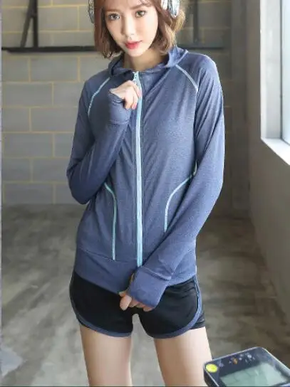 High waist pants+hooded coat+t shirt+bra+short women yoga 5 pieces set outdoor running quick dry fitness gym clothing sports 3XL |