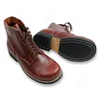 Винтажные военные ботинки Второй мировой войны США Военная пехота полевые Ботинки коричневые кожаные боевые ботинки полевая Обувь короткая группа 1943 военные