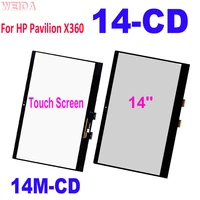 14 touch for hp pavilion x360 14 cd touch screen 14cd 14 cd series laptops touch screen digitizer 14m cd replacement panel