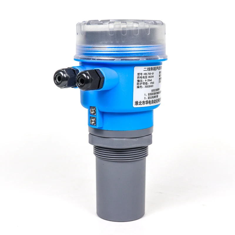 Два провода 4 20мА ультразвуковой датчик уровня масла Бесконтактный санитарный