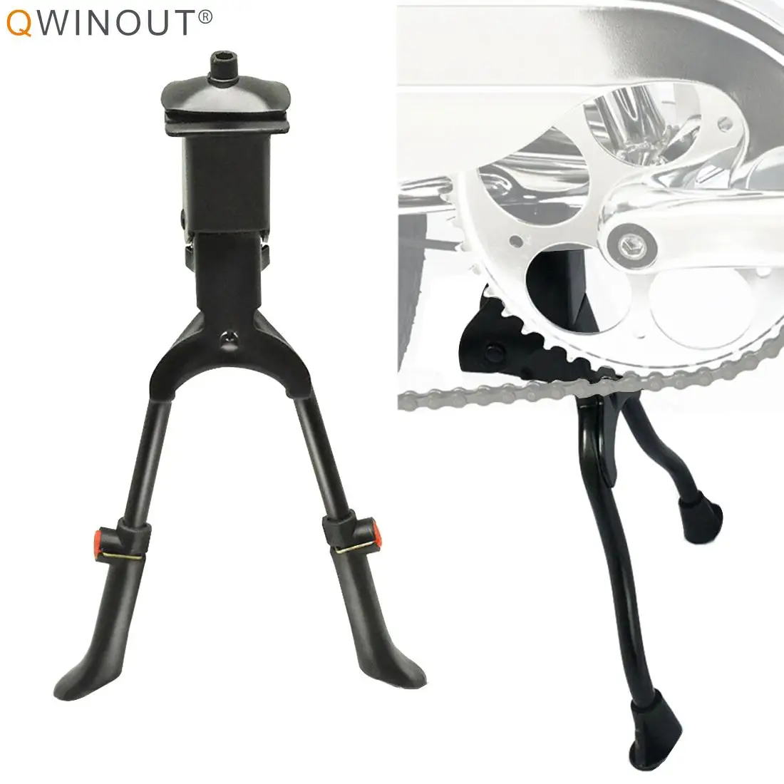 

Bicycle Double Side Kickstand for 26 27.5 29 Inch MTB Mountain Bike Stand Bicycle Accessaries Double Leg Parking Rack Adjustable