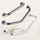 50 см Сталь поручень безопасности ванной комнаты с железной ручкой с Полотенца мыльница для пожилых людей с ограниченными возможностями помочь поручень для ванной комнаты туалет душ